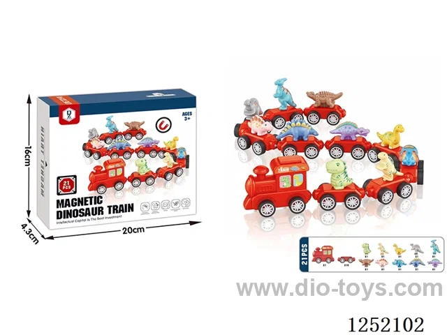 Magnetic Dinosaur Train 21PCS