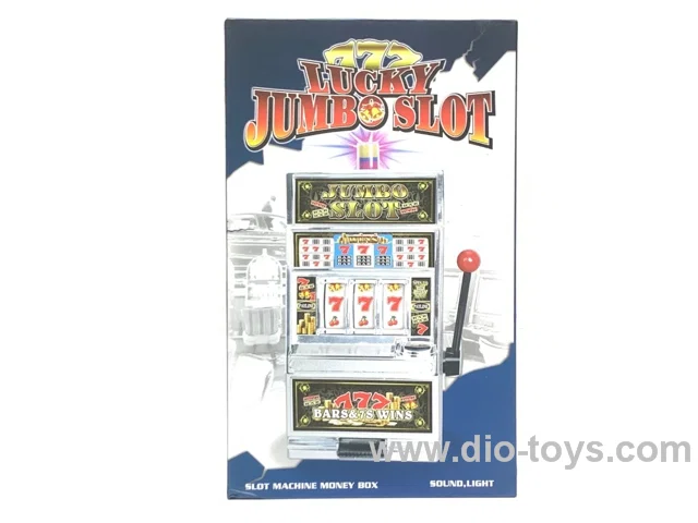 Musical lucky jumbo slot game machine in color box