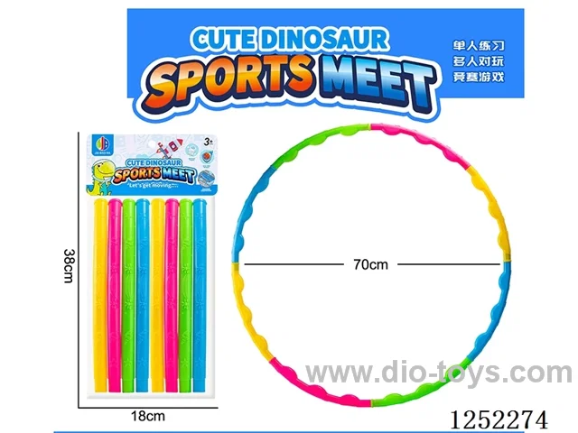 Hula hoop 8 sections approx. 70cm diameter