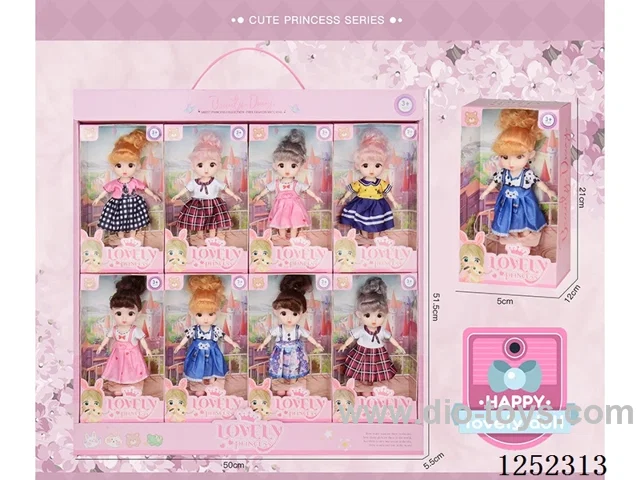 6 inch Barbie 8PCS