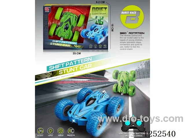 Remote Control Stunt Double Sided Car 2.4G (Shift Speed with Lights)