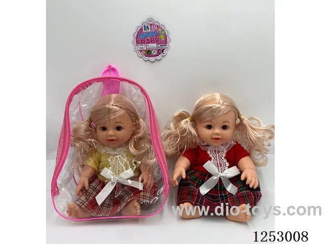 13 inch doll with 4 sound in PVC bag