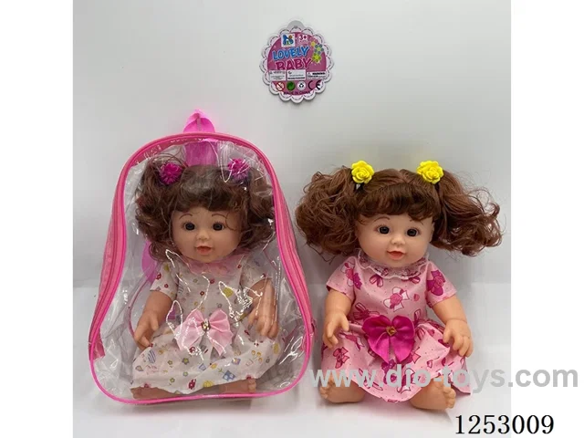 13 inch doll with 4 sound in PVC bag