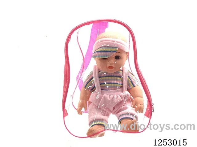 13 inch doll with 4 sound in PVC bag