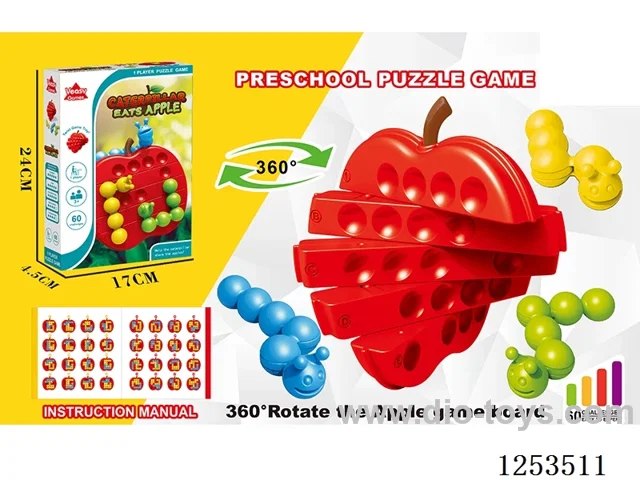 Caterpillar Eats Apples Board Game
