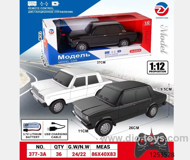1:12 4 ch rc car， include battery