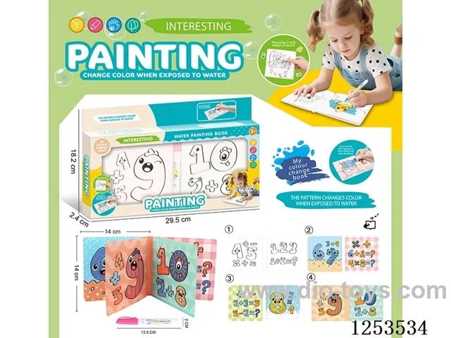 Color-changing Early Education EVA Bath Book with BB Sound