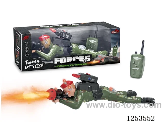 Remote Control Spray Crawling Soldier not included battery