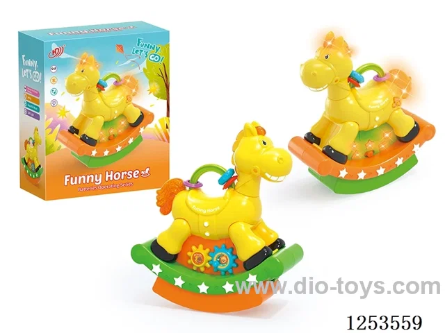 Electric Rocking Trojan Horse not included battery