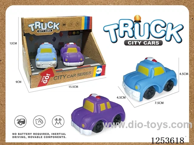 2PCS Police Vehicle Set
