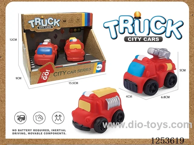 2PCS Fire Bus Set