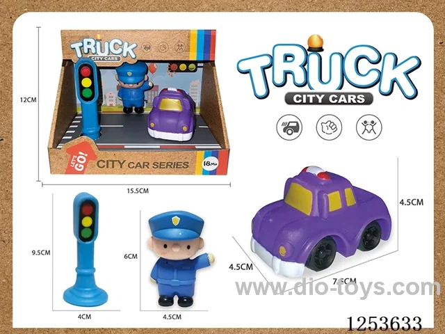 Police Vinyl Vehicle Set