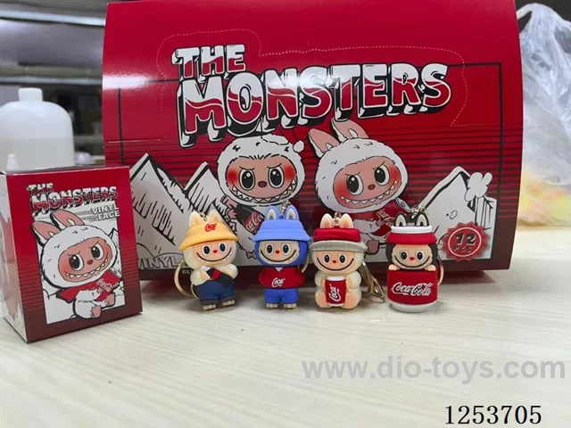 Soft Gel Coke Can LABUBU Keychain