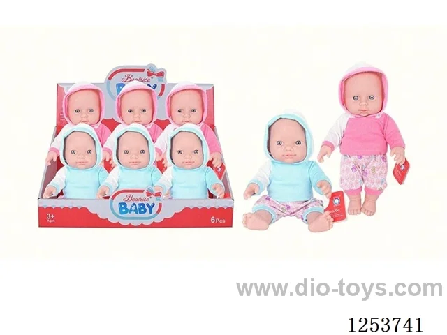 12 inch vinyl doll with 6 sound IC