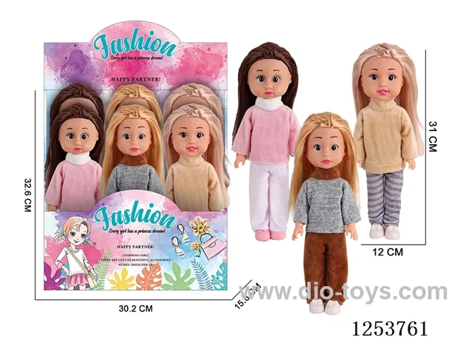 14 inch 5 joints full body PVC vinyl 3D eyes with IC music dolls (3 mixes)