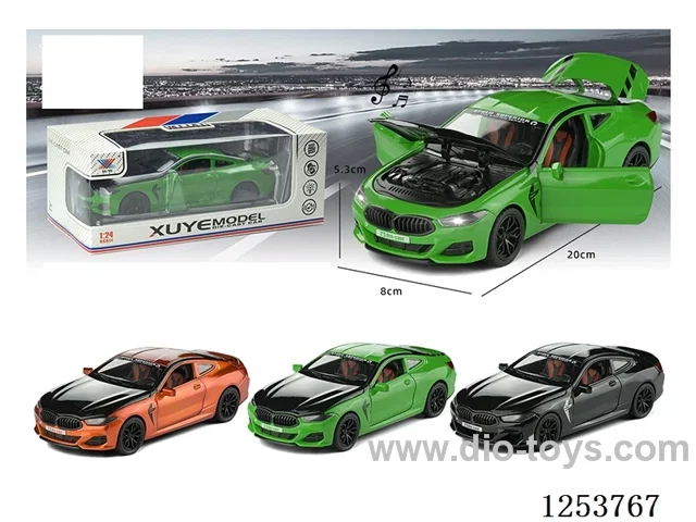 1:24 Pull back alloy model BMW 4 door open  lW L/M