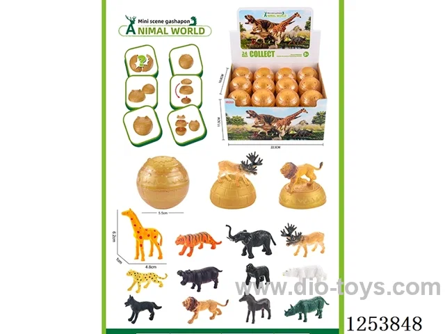Animal World Mini Scene Twister 24PCS