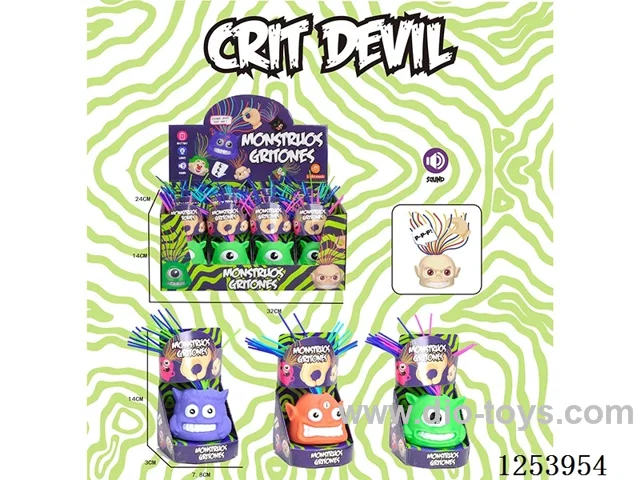 Pull hair monster 12PCS with sound included battery