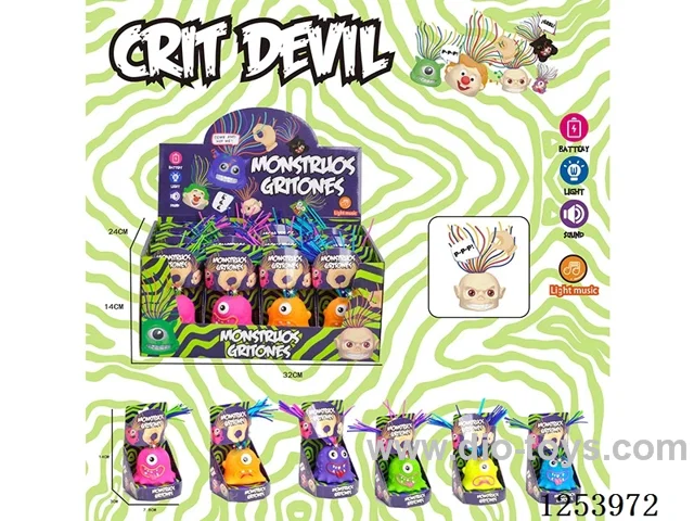 Pull hair monster 12PCS W L/M included battery