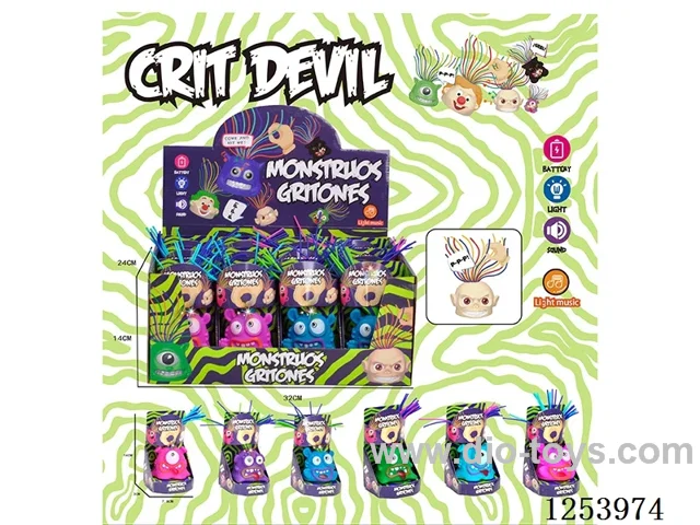 Pull hair monster 12PCS W L/M included battery