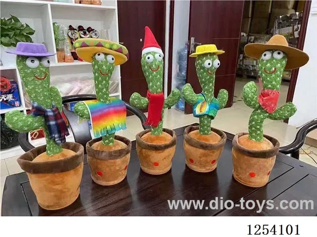 Battery Model Cactus Singing and Dancing Plush Toys