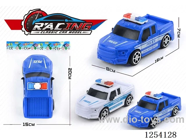 Pickup truck inertia Police car