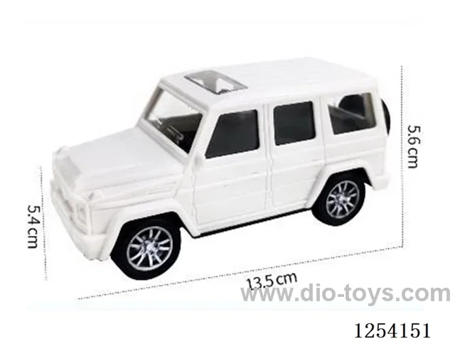 Plastic large white Mercedes