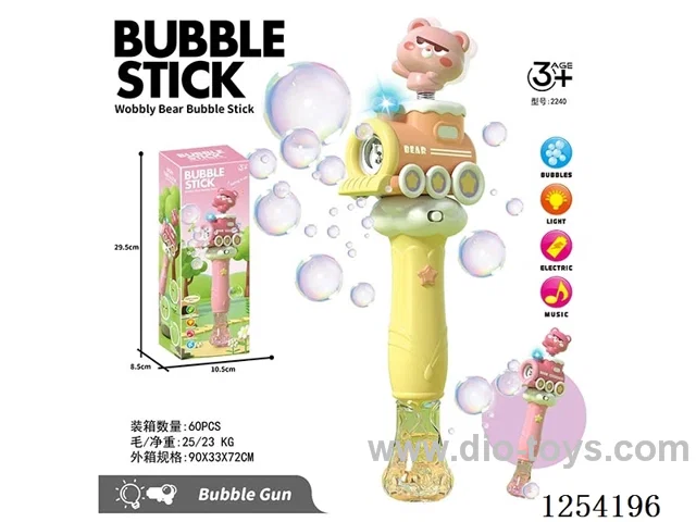 B/O bubble gun W L/M not included battery