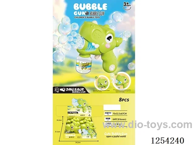 B/O bubble gun with light not included battery