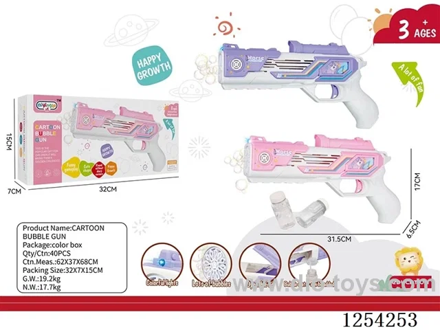 B/O bubble gun 50ml not included battery