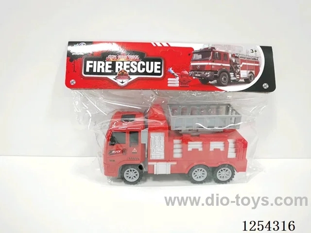 Inertia fire truck with action
