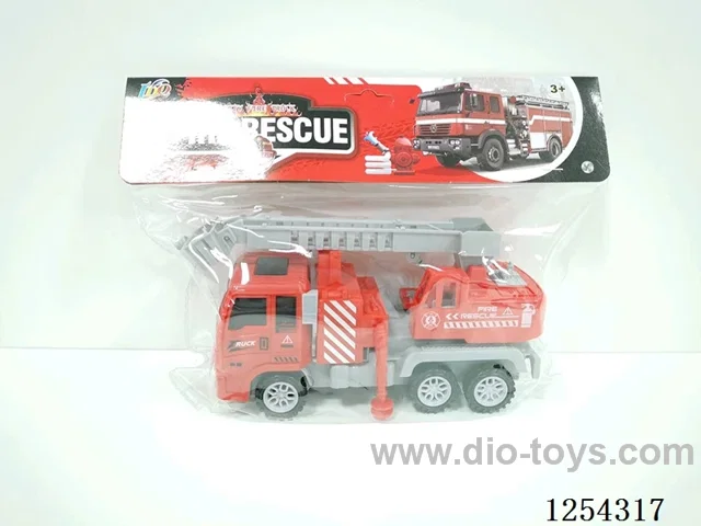 Inertia fire truck with action