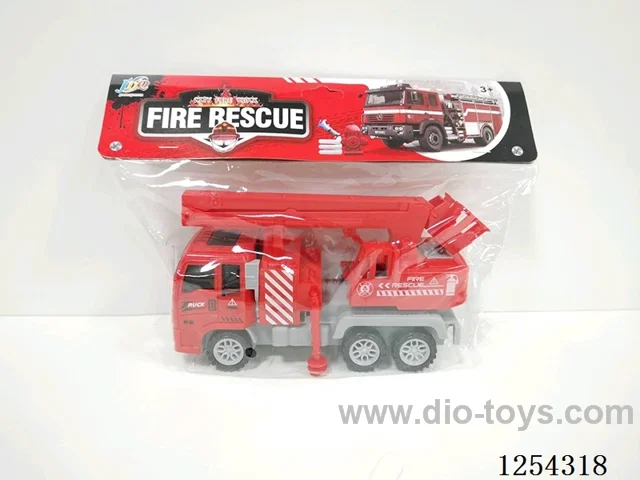 Inertia fire truck with action