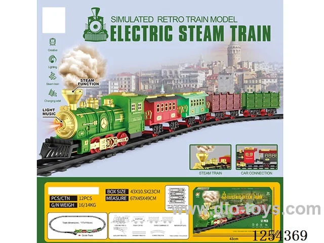 Classic Steam Electric Railway Train W L/M/spray/ not included battery