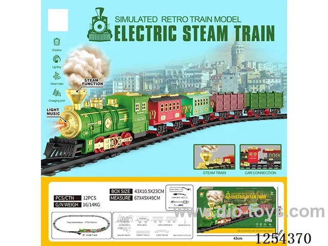 Classic Steam Charging Railway Train W L/M/spray/ included battery