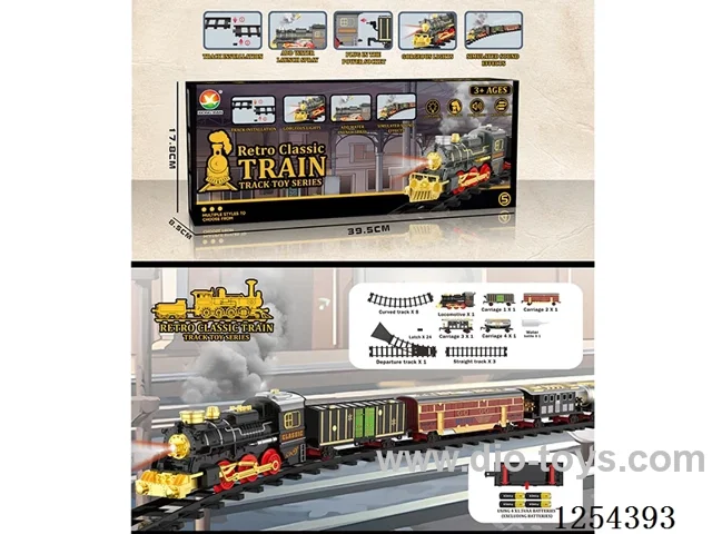 Classic Steam Electric Railway Train W L/M/spray/ not included battery