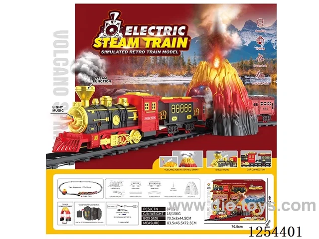 Classic Steam Charging Railway Train W L/M/spray/ included battery
