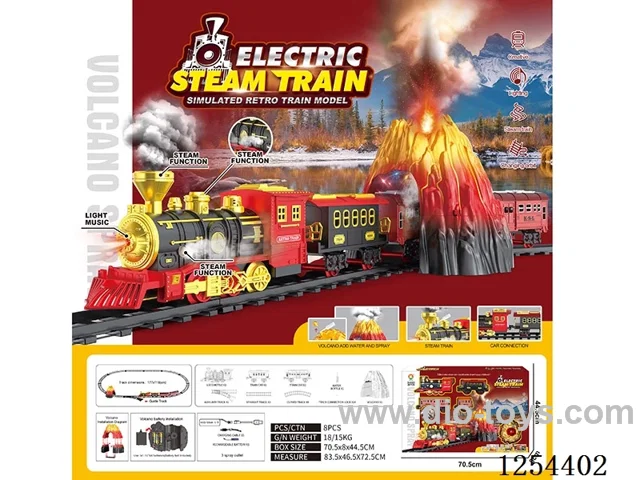 Classic Steam Charging Railway Train W L/M/spray/ included battery