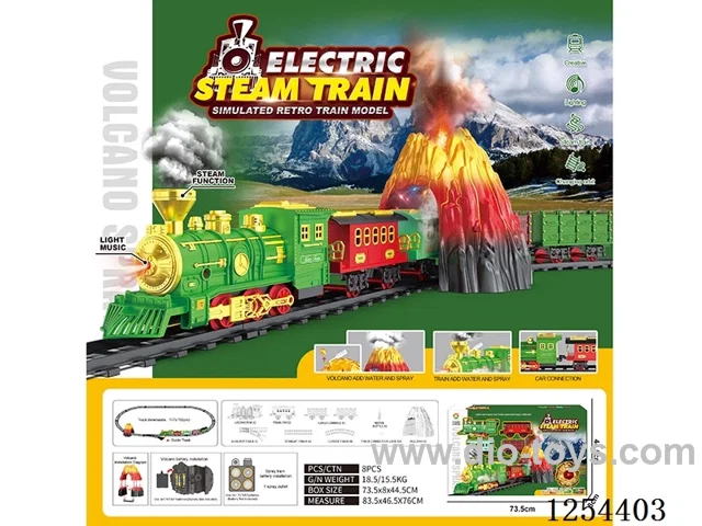 Classic Steam Electric Railway Train W L/M/spray/ not included battery