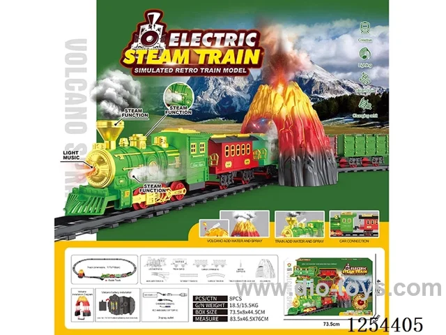 Classic Steam Charging Railway Train W L/M/spray/ included battery