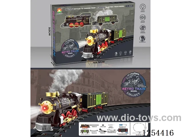 Classic Steam Charging Railway Train W L/M/spray/ included battery