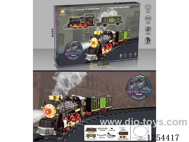 Classic Steam Electric Railway Train W L/M/spray/ not included battery