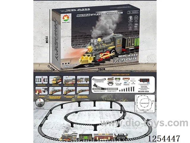 Classic Steam Charging Railway Train W L/M/spray/ included battery