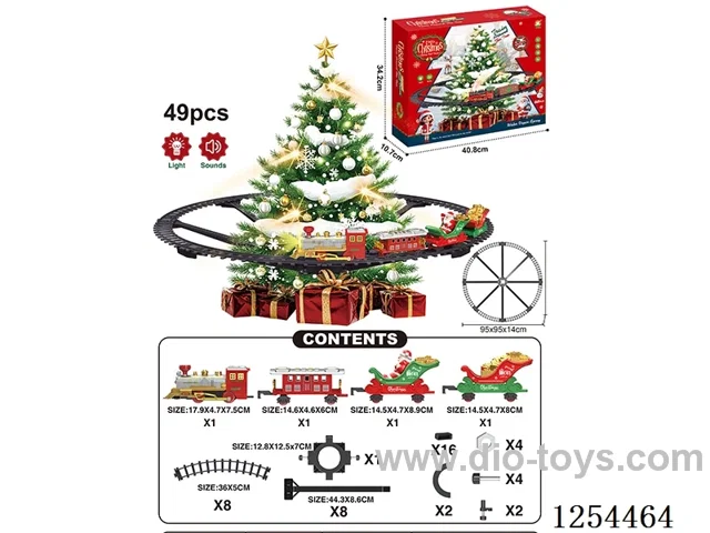 Classic Electric Railway Train (Christmas model) W L/M not included battery