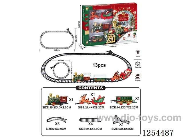 Classic Electric Railway Train (Christmas model) W L/M/songs not included battery