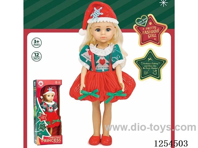 12 inch Vinyl Christmas Dolls