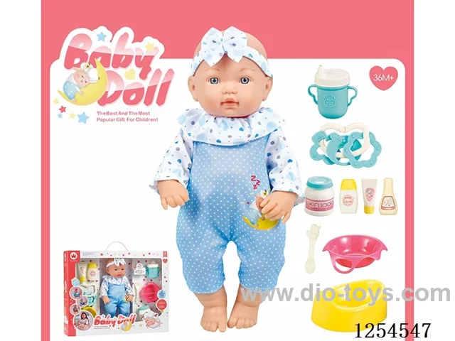 12 inch blown bottle body doll + accessories