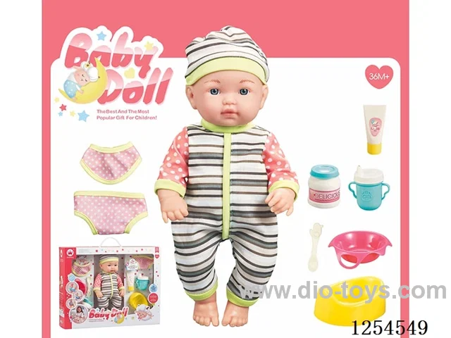 12 inch blown bottle body doll + accessories