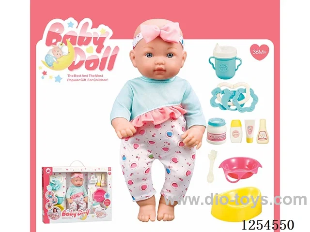 12 inch blown bottle body doll + accessories