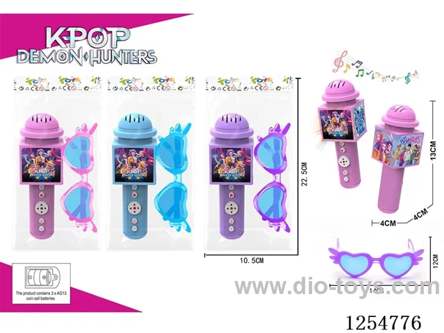 Caster Girl Group Mini Microphone + Glasses included battery